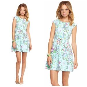 lilly pulitzer southern charm pool blue dress